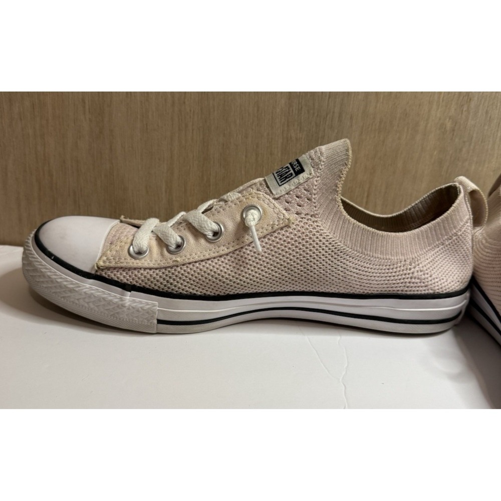 Converse Women's Pink Chuck Taylor All Star Shoreline Knit Slip On Size 8.5 - Picture 10 of 10